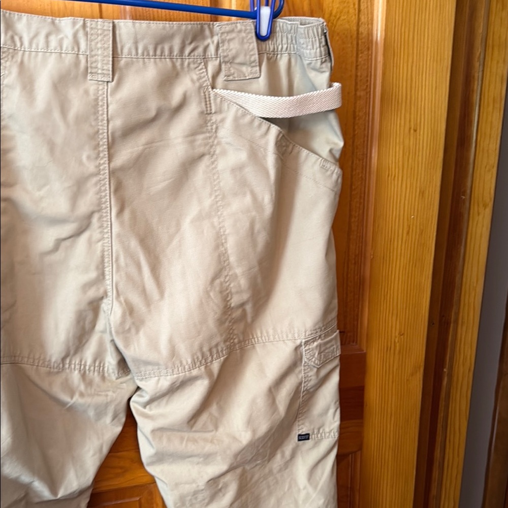 5.11 Tactical Tan Cargo Pants with Relaxed Fit - Picture 6 of 8